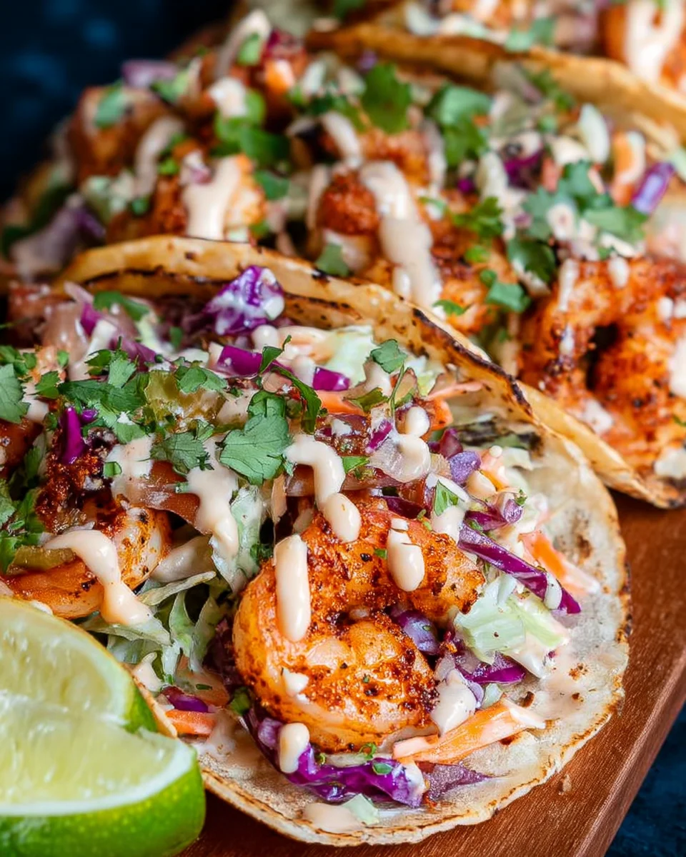 15 Minute Easy Shrimp Tacos Recipe