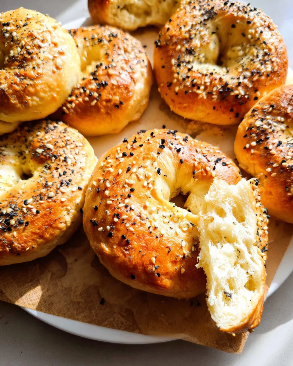 3 Ingredient Air Fryer Bagels