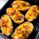 Air Fryer Twice Baked Potatoes