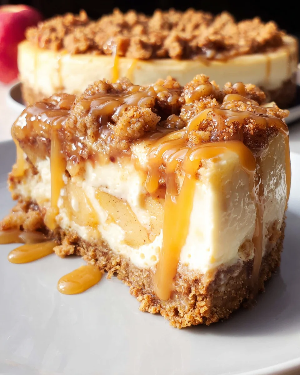 Apple Crisp Cheesecake 35 Apple