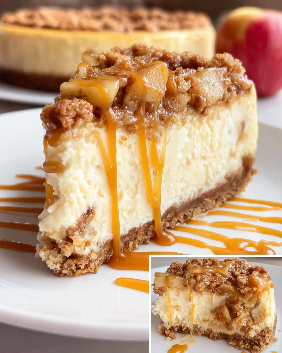 Apple Crisp Cheesecake 36 Apple