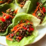 Asian Style Ground Beef Lettuce Wraps 21 Asian Style Ground Beef Lettuce Wraps