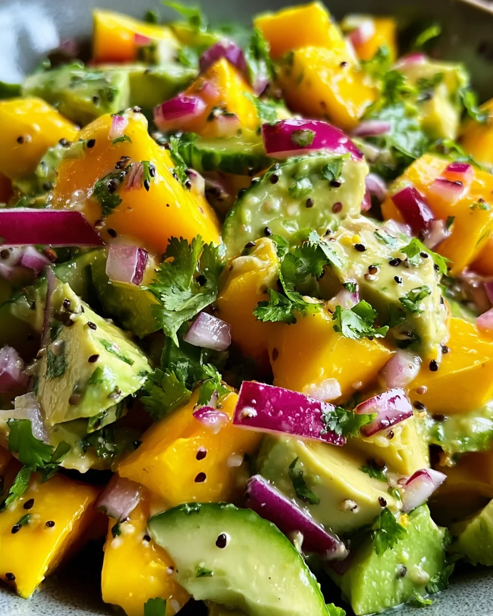 Avocado Mango Salad 20 Avocado