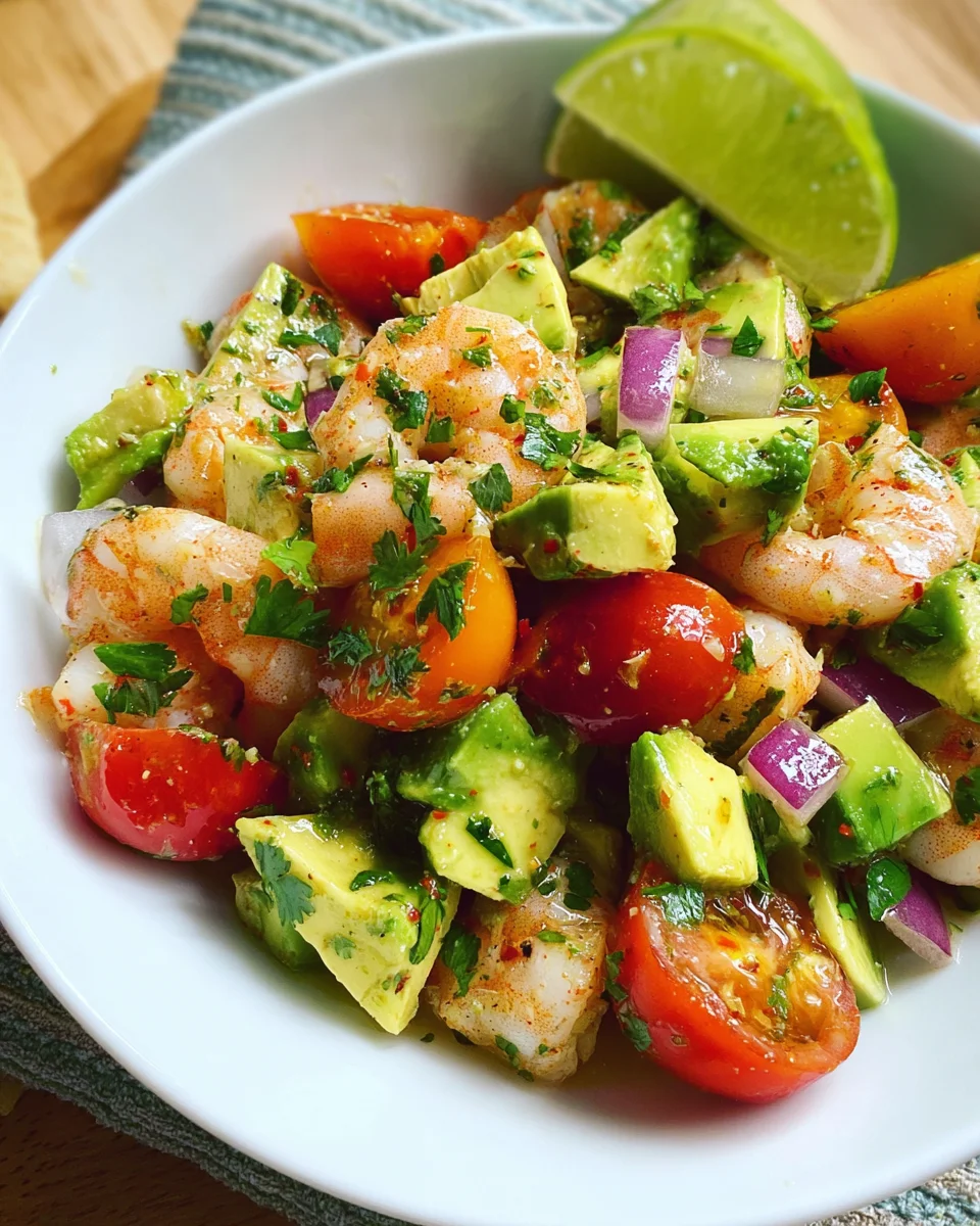 Avocado Salsa Shrimp Salad 21 Avocado