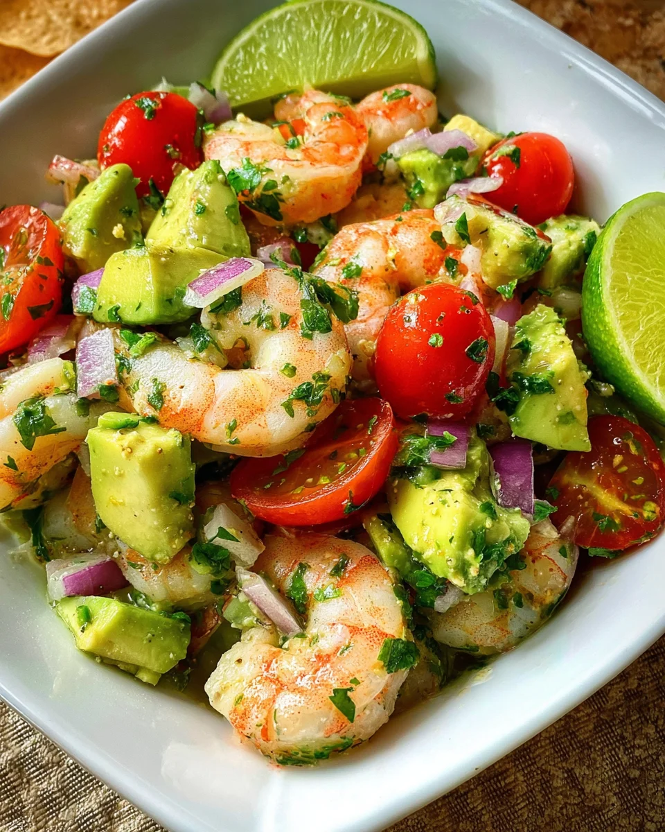 Avocado Salsa Shrimp Salad 22 Avocado