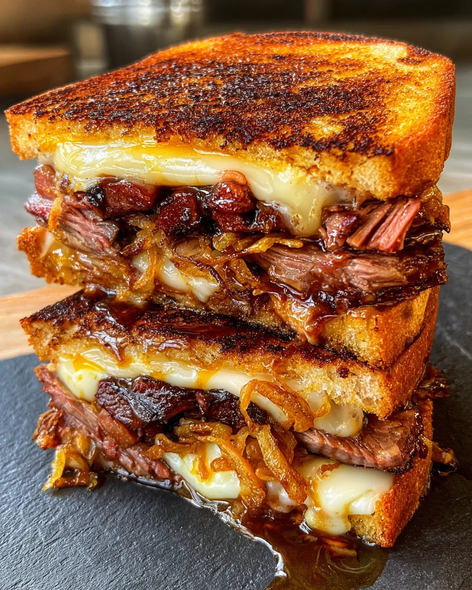 BBQ Brisket Melts 20 BBQ