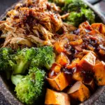 BBQ Chicken & Roasted Sweet Potato Bowls 21 BBQ Chicken & Roasted Sweet Potato Bowls
