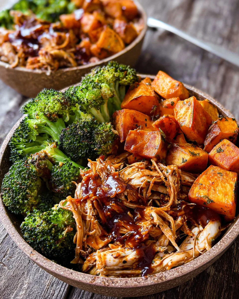 BBQ Chicken & Roasted Sweet Potato Bowls 19 BBQ