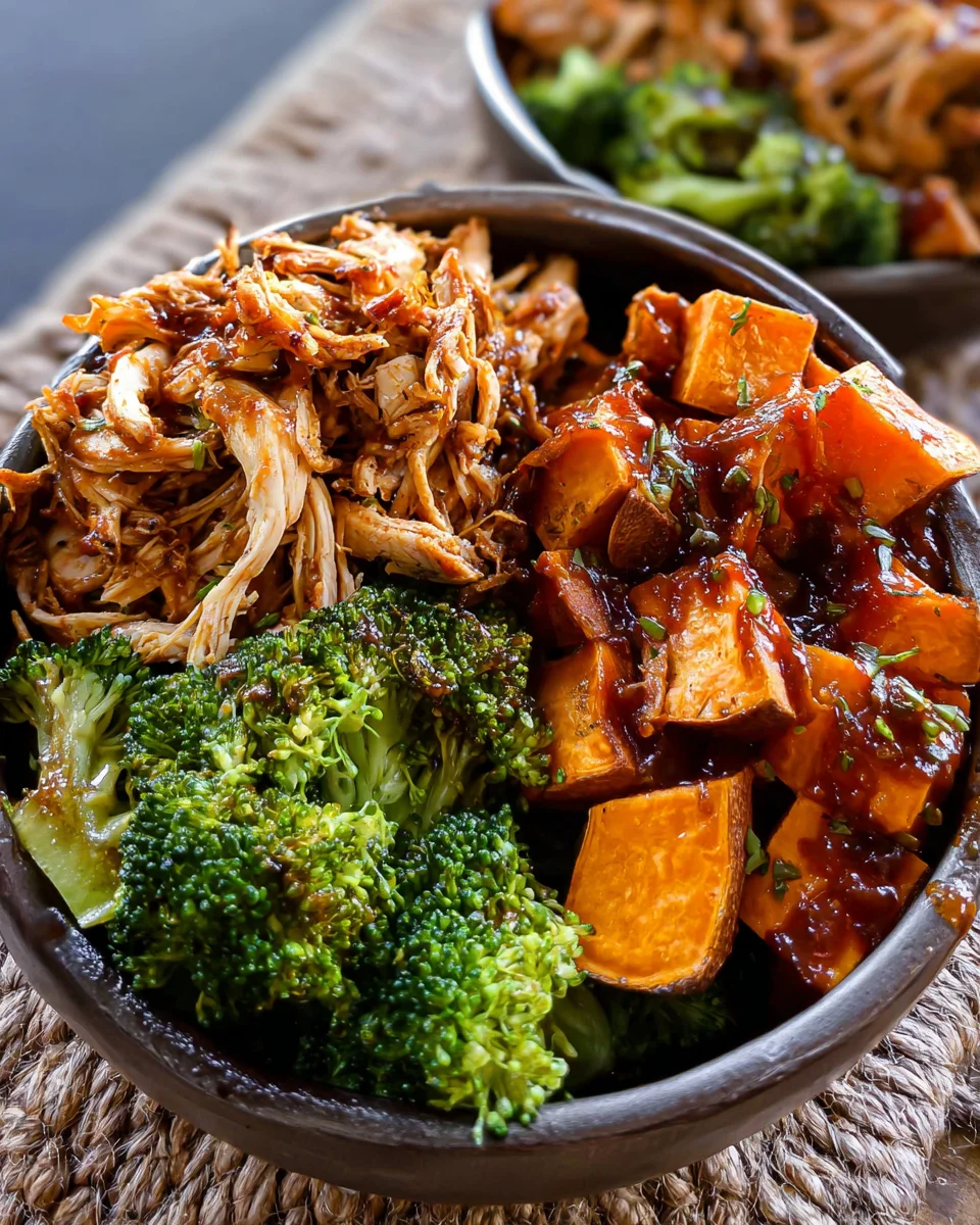 BBQ Chicken & Roasted Sweet Potato Bowls 20 BBQ