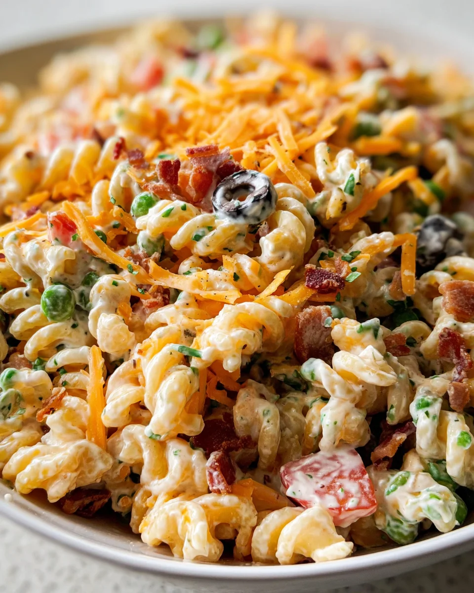 Bacon Ranch Pasta Salad
