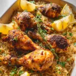 Baked Chicken Legs and Rice 30 Baked Chicken Legs and Rice