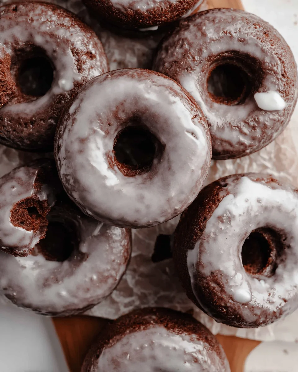 Baked Chocolate Cake Doughnuts 26 Baked