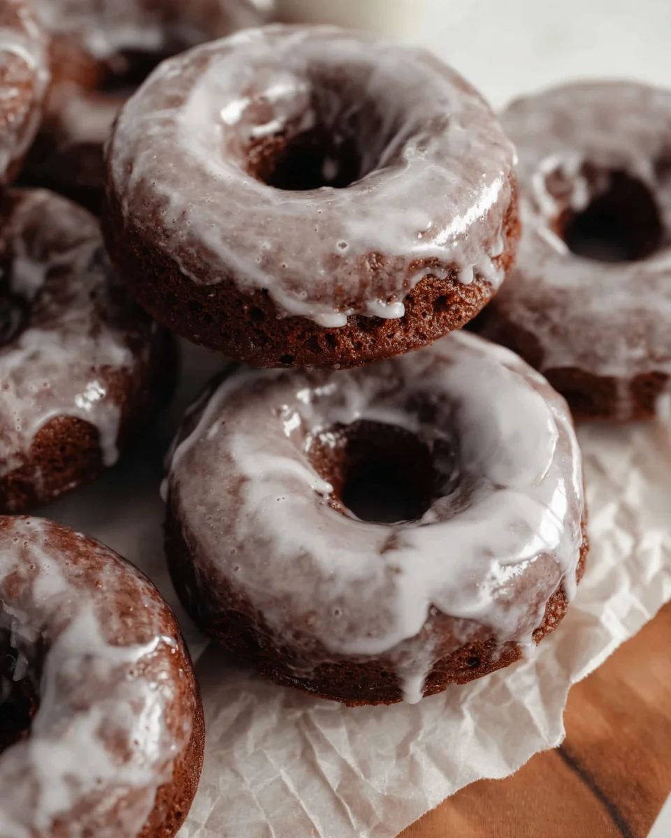 Baked Chocolate Cake Doughnuts 27 Baked