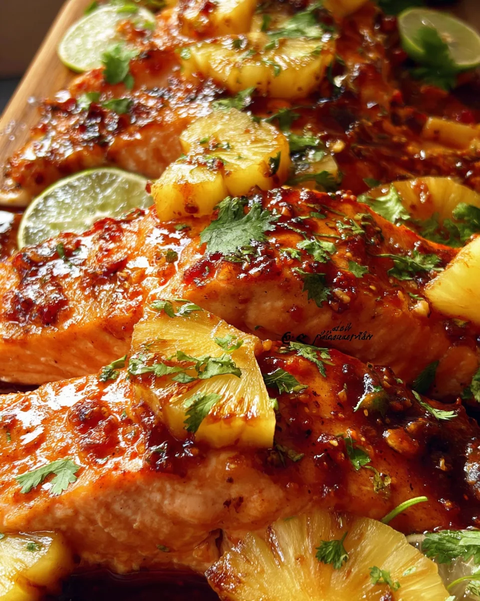 Baked Pineapple Salmon 20 Baked
