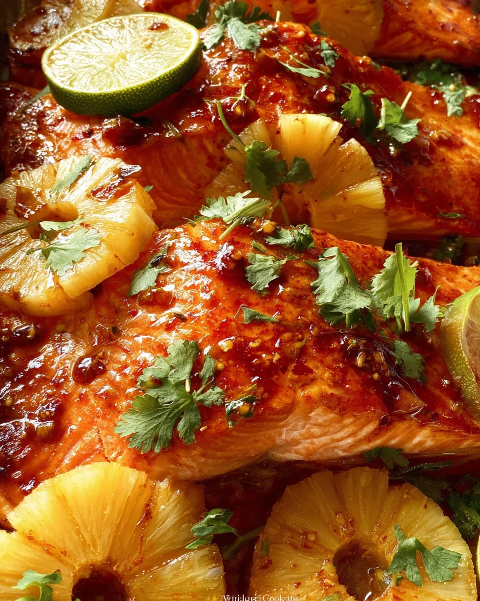 Baked Pineapple Salmon 21 Baked