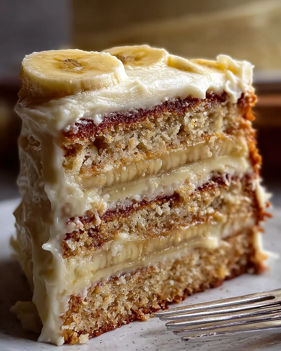 Banana Cake with Cream Cheese Frosting