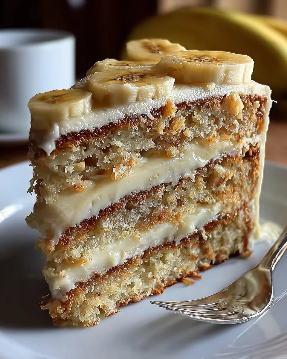 Banana Cake with Cream Cheese Frosting 27 Banana