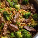 Beef and Broccoli Ramen Stir Fry