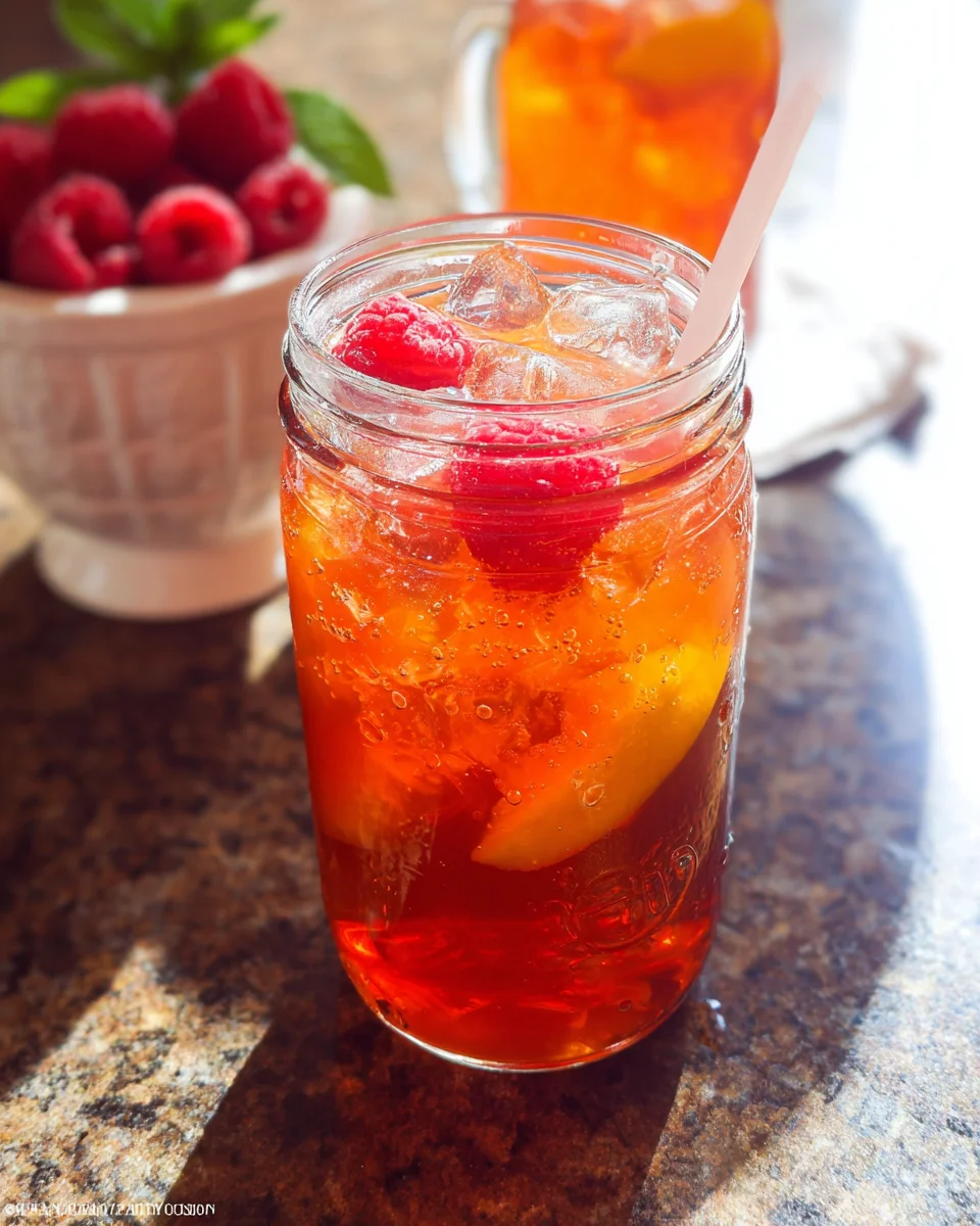 Bellini Peach Raspberry Iced Tea 15 Bellini