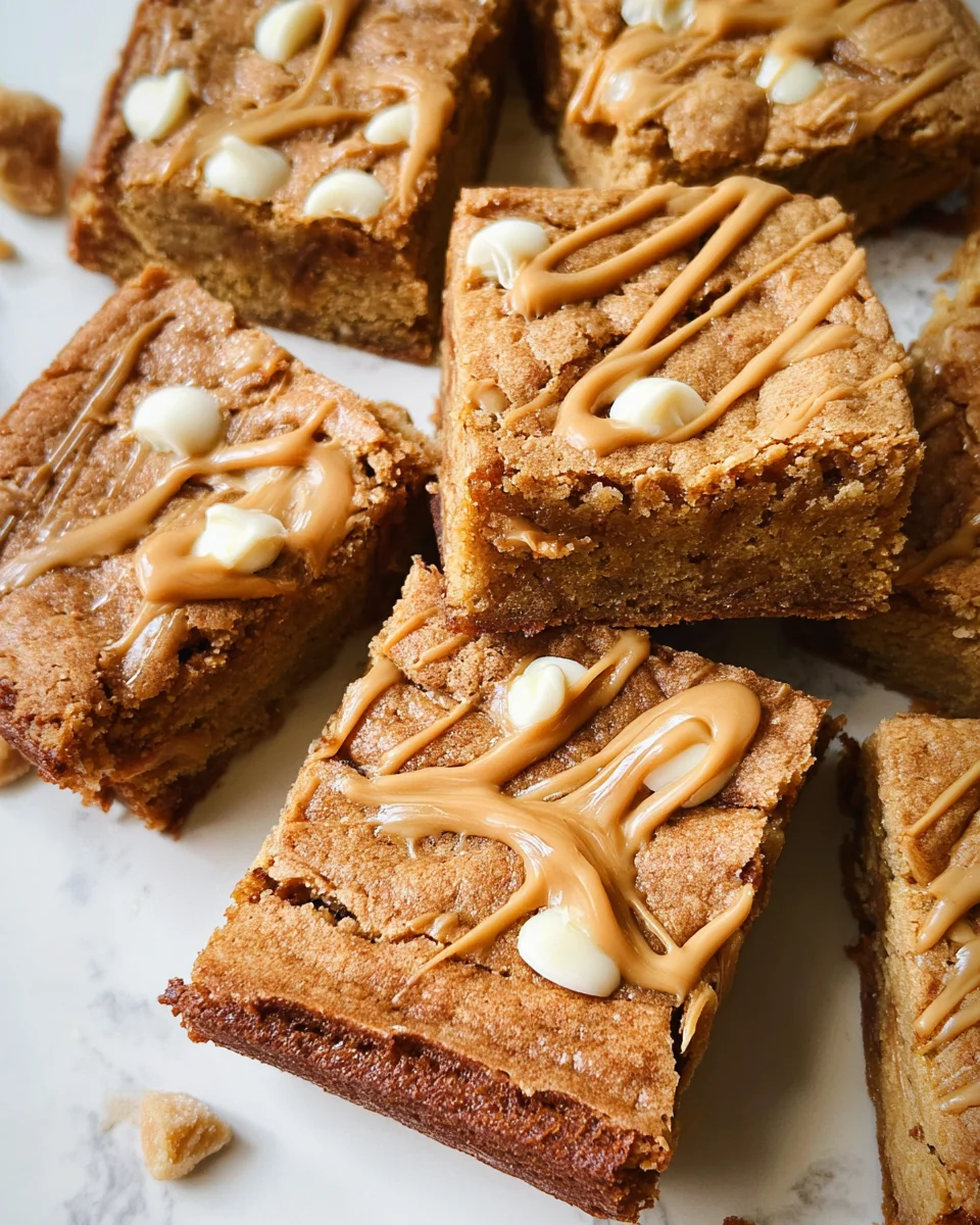 Biscoff Blondies