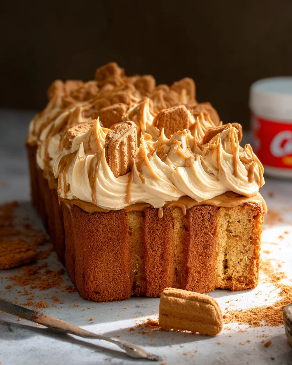 Biscoff Loaf Cake