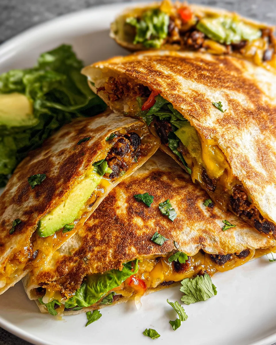 Black Bean Crunch Wrap 31 Black