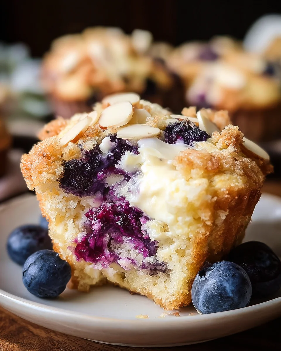 Blueberry Cream Cheese Muffins