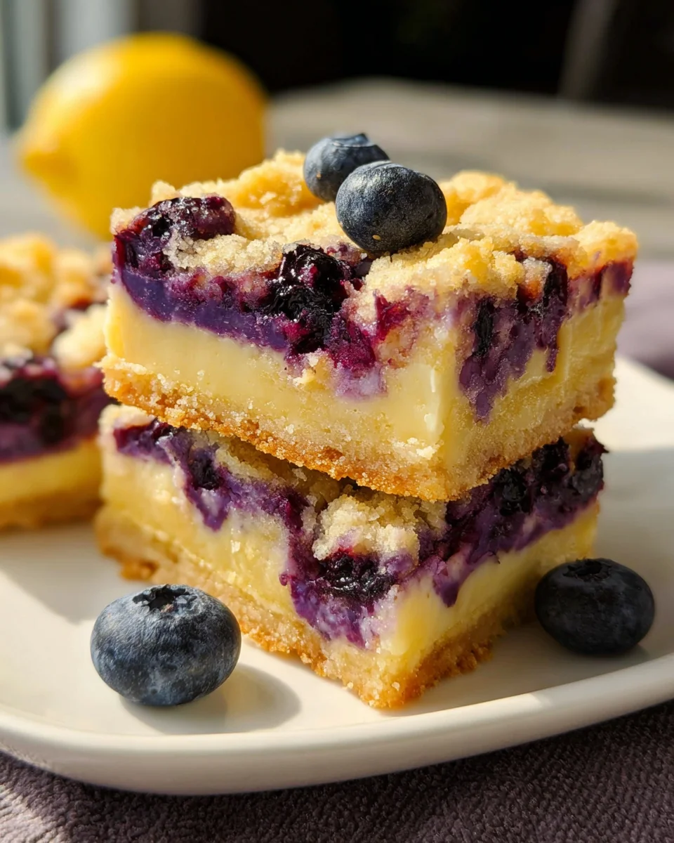 Blueberry Lemon Pie Bars 18 Blueberry
