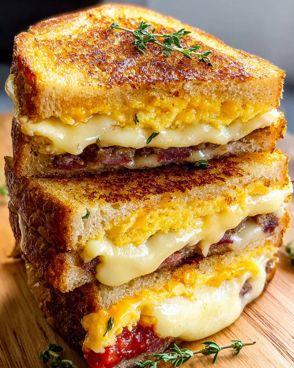 Breakfast Grilled Cheese