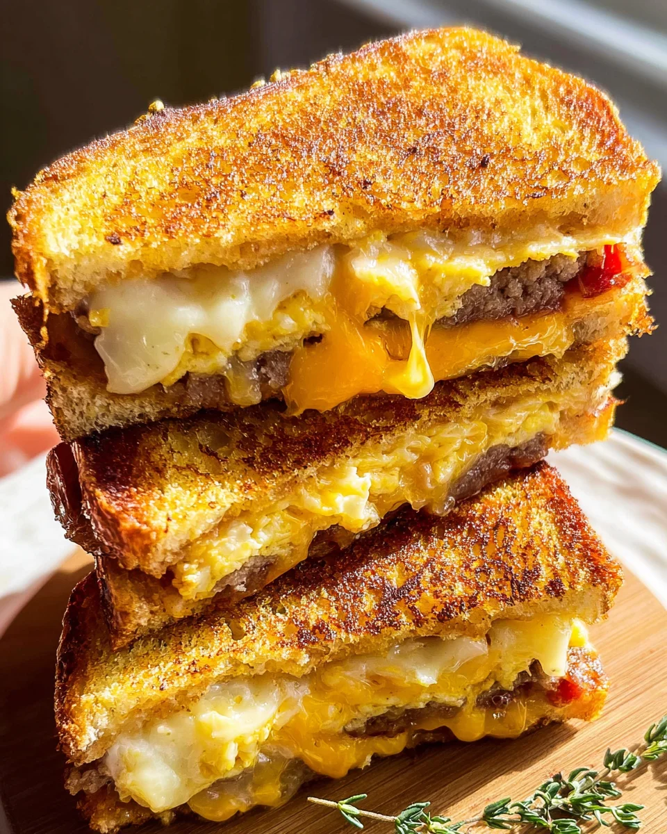 Breakfast Grilled Cheese 17 Breakfast