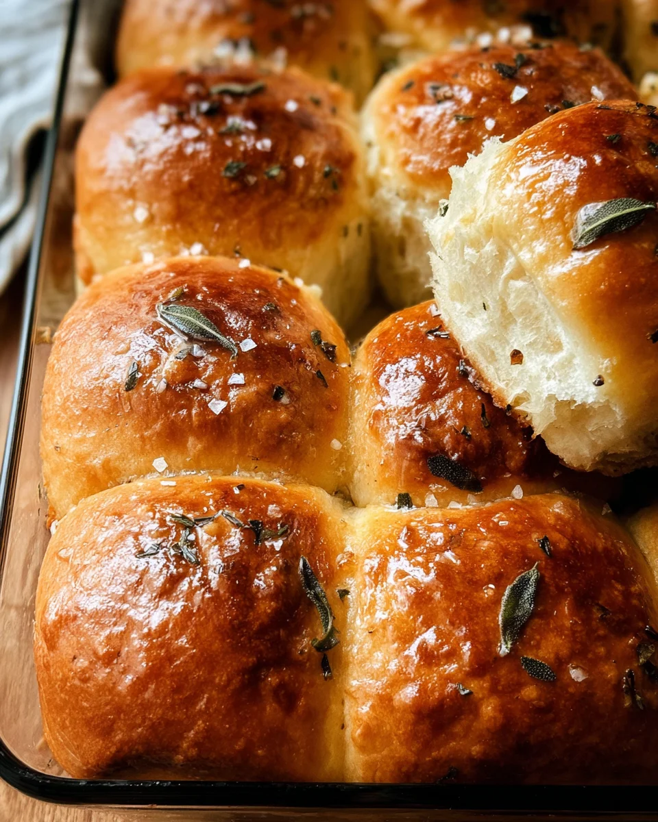Brown Butter Sage Dinner Rolls 20 Brown