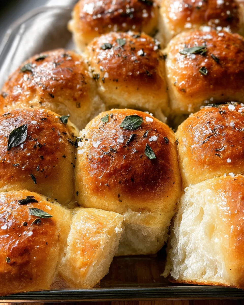 Brown Butter Sage Dinner Rolls 21 Brown