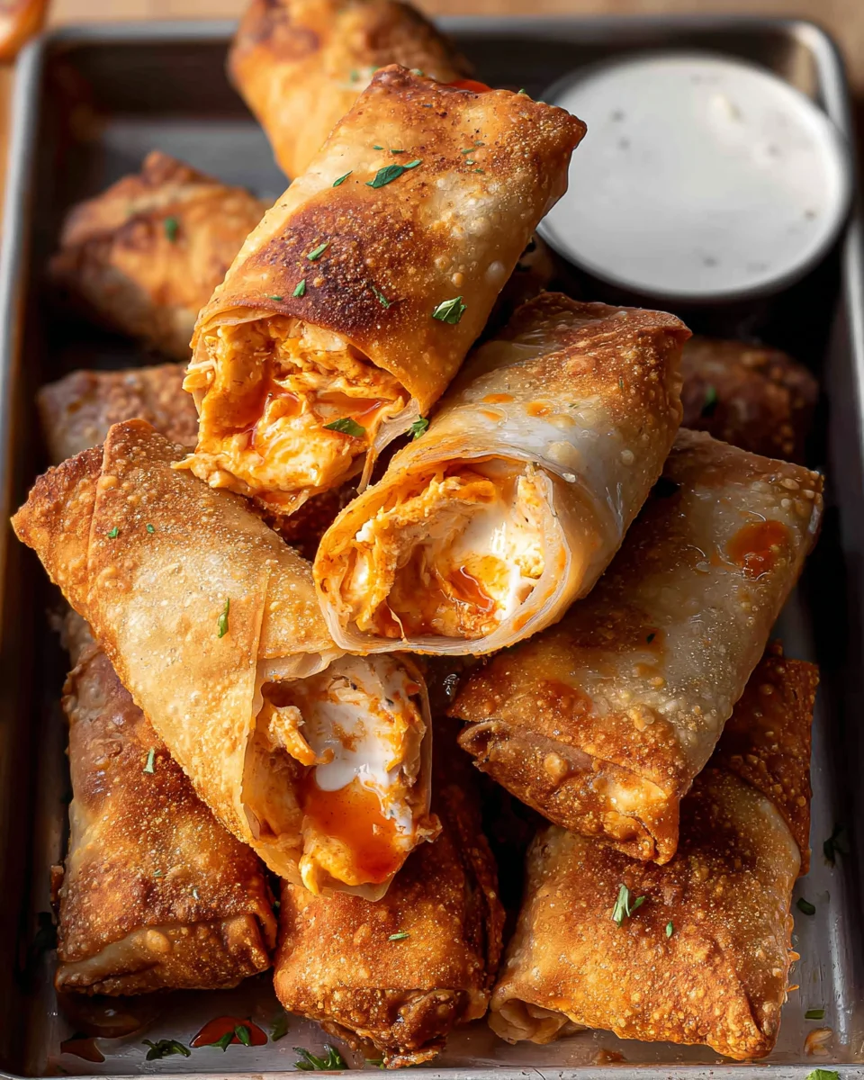 Buffalo Chicken Egg Rolls 18 Buffalo