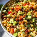 Buffalo Chickpea Pasta Salad