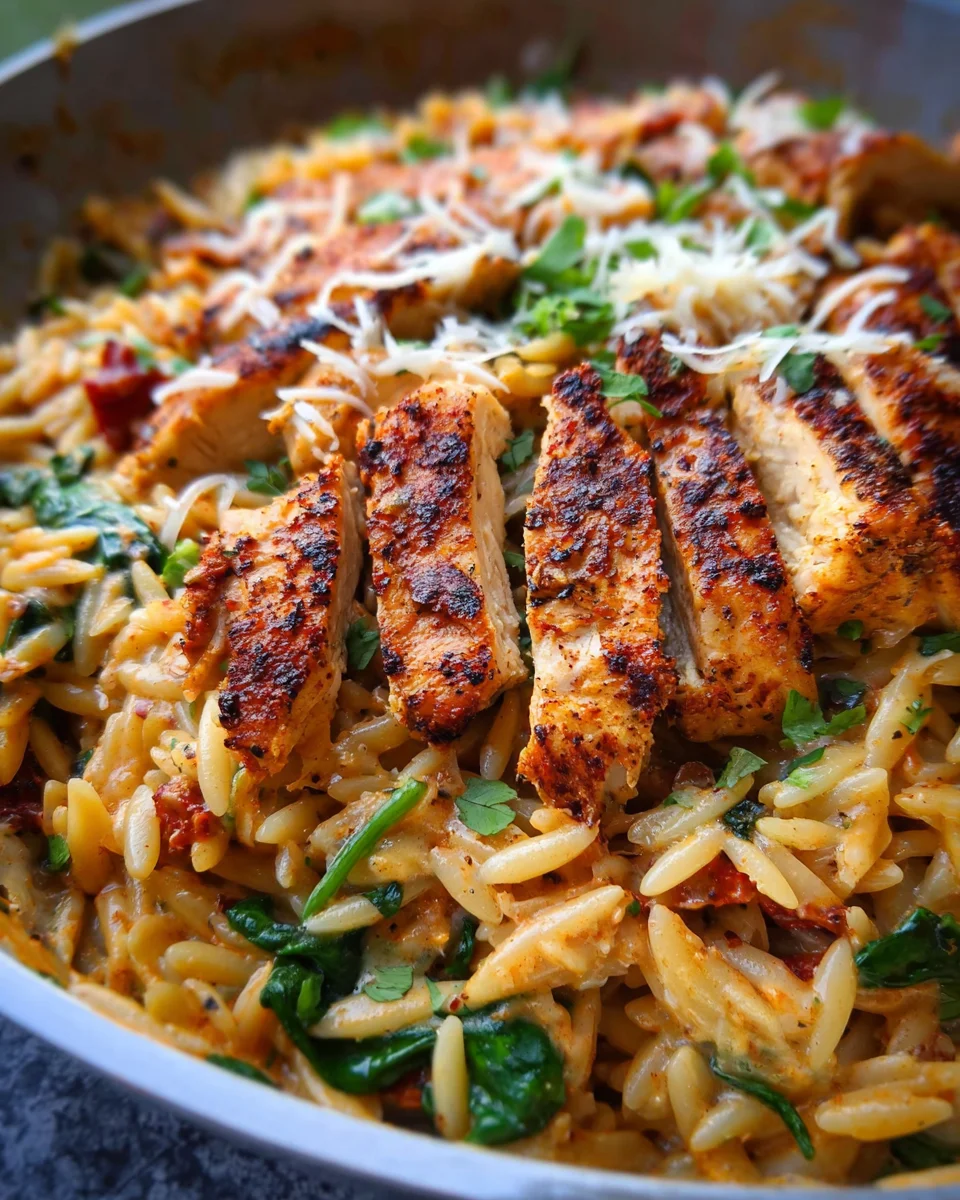 Cajun Chicken Orzo