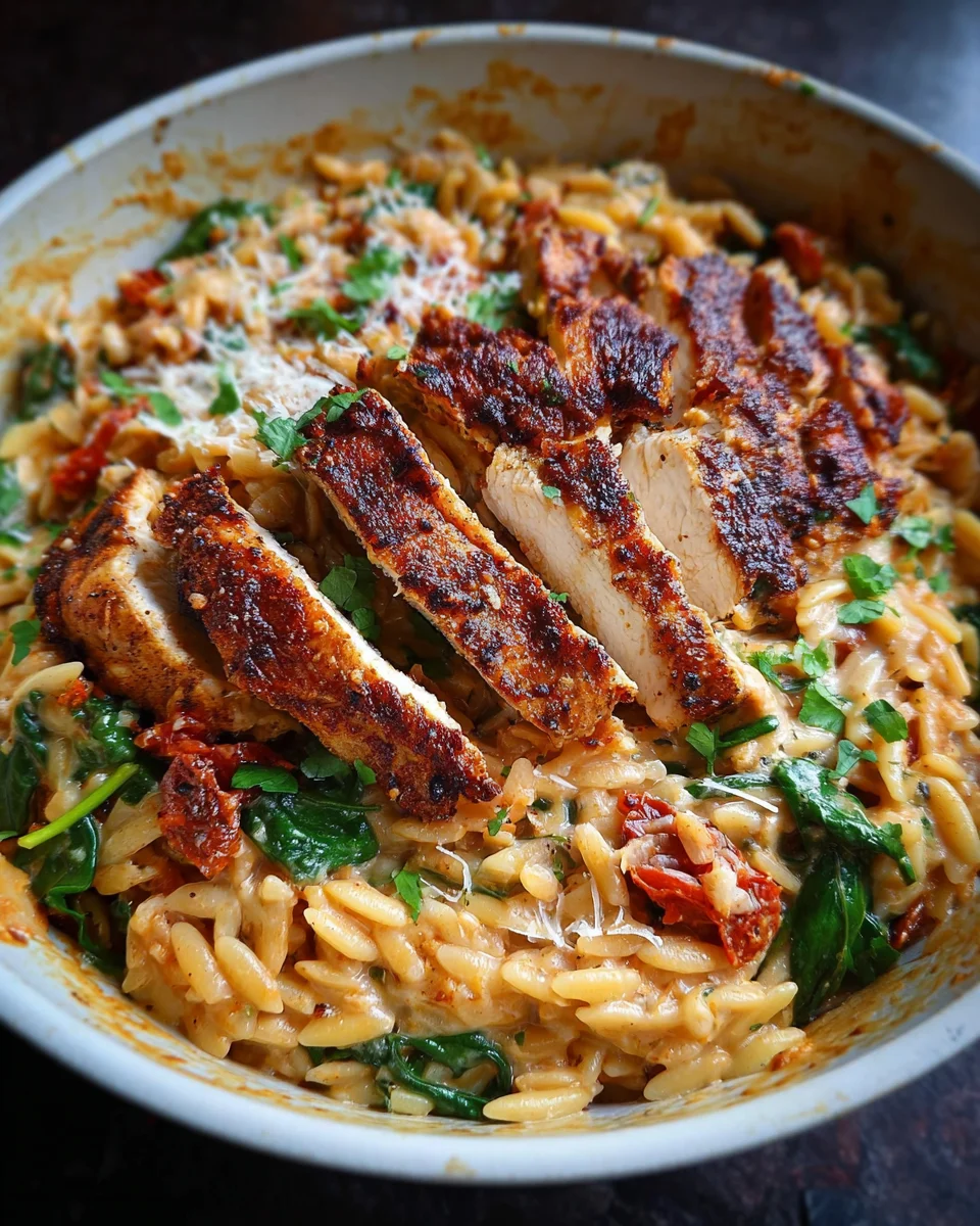 Cajun Chicken Orzo 24 Cajun