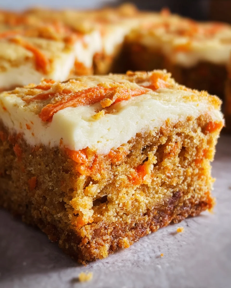 Carrot Cake Bars 24 Carrot
