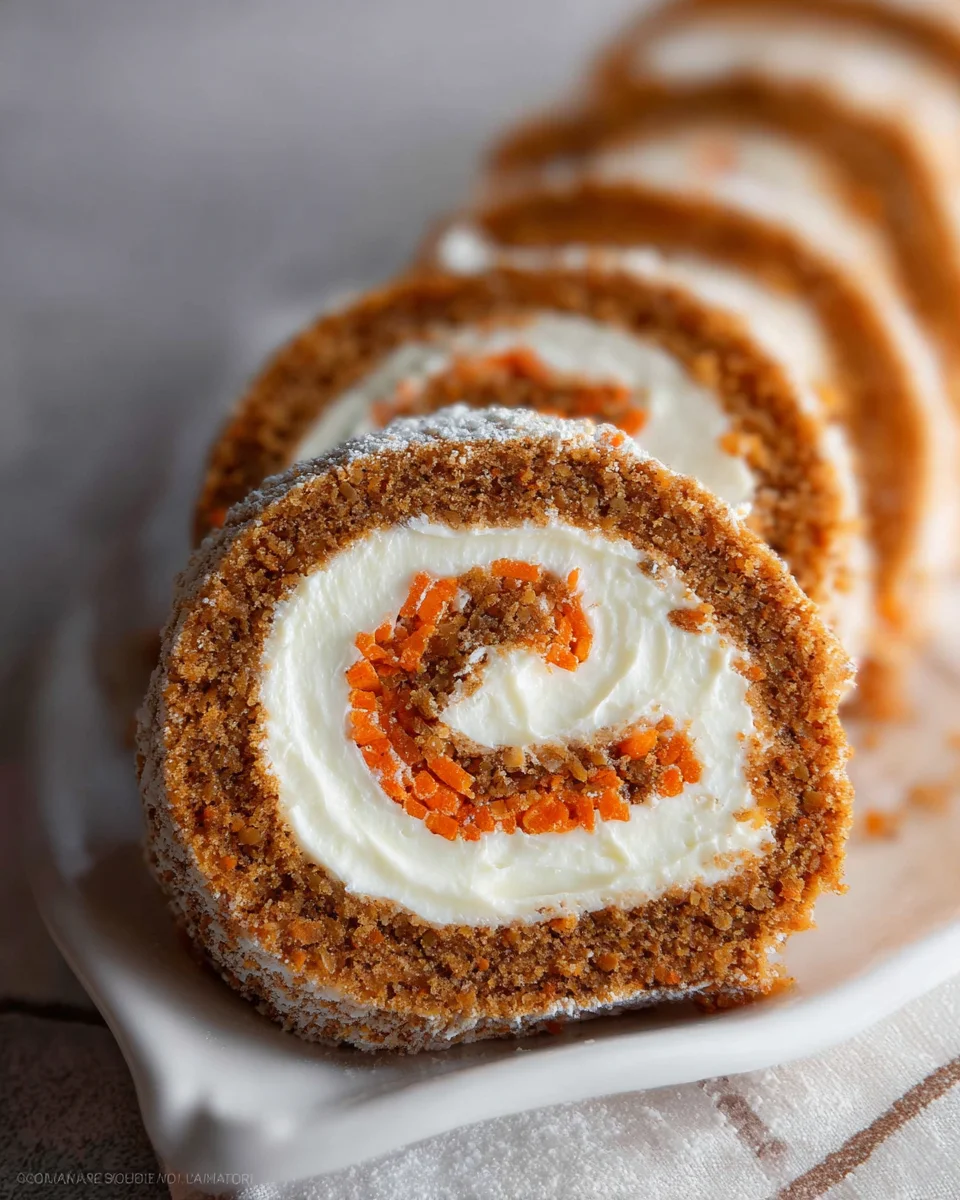 Carrot Cake Roll 30 Carrot