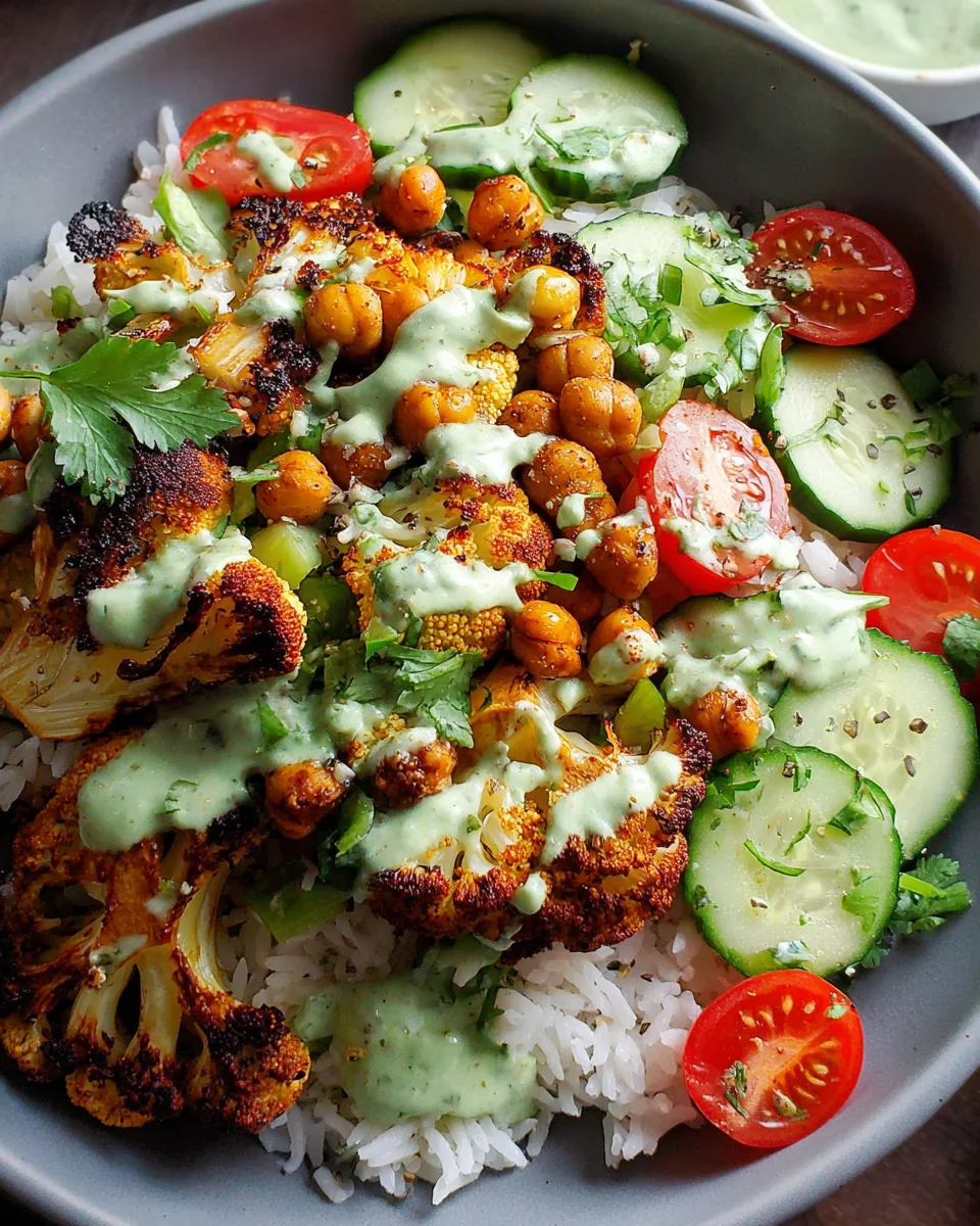 Cauliflower Shawarma Bowls