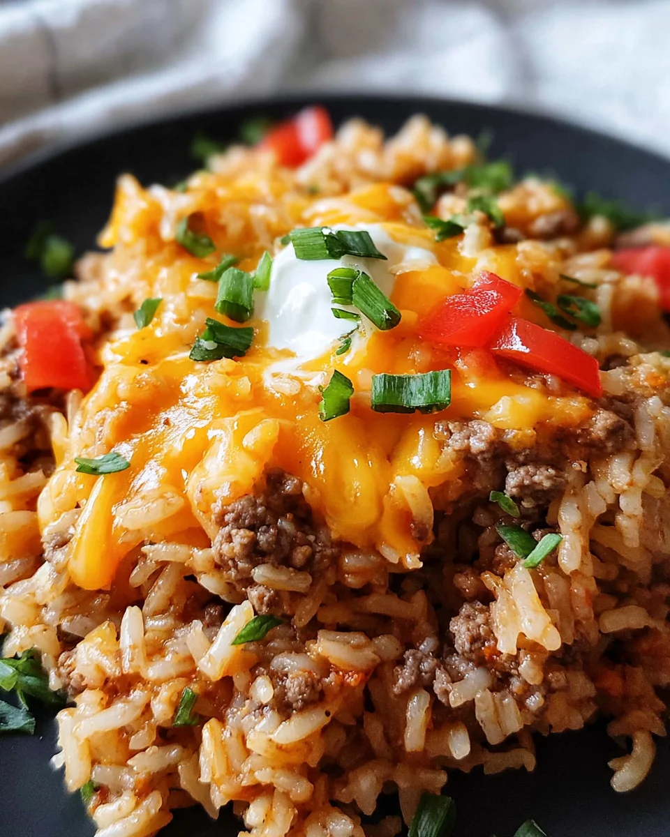 Cheesy Taco Rice Recipe 21 Cheesy