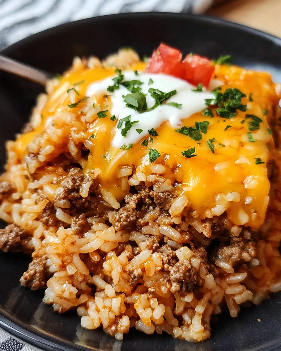 Cheesy Taco Rice Recipe 22 Cheesy