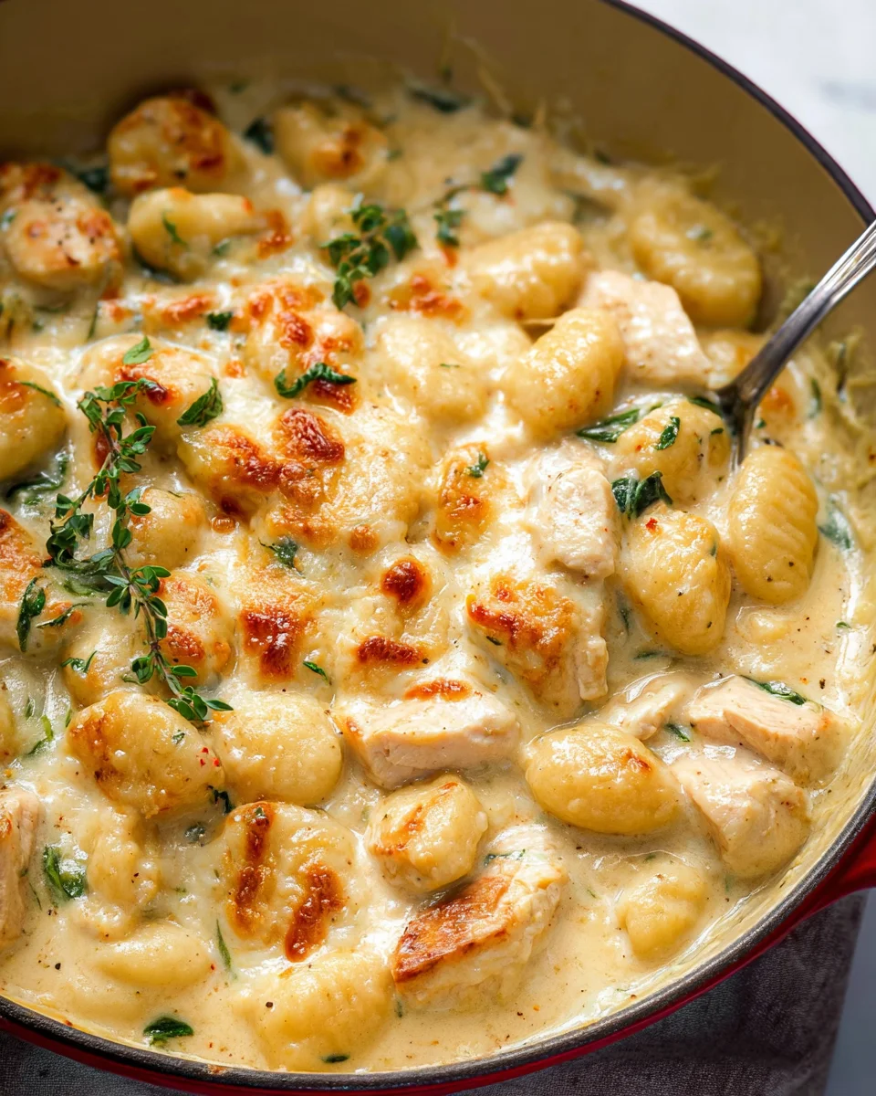 Chicken Alfredo Gnocchi