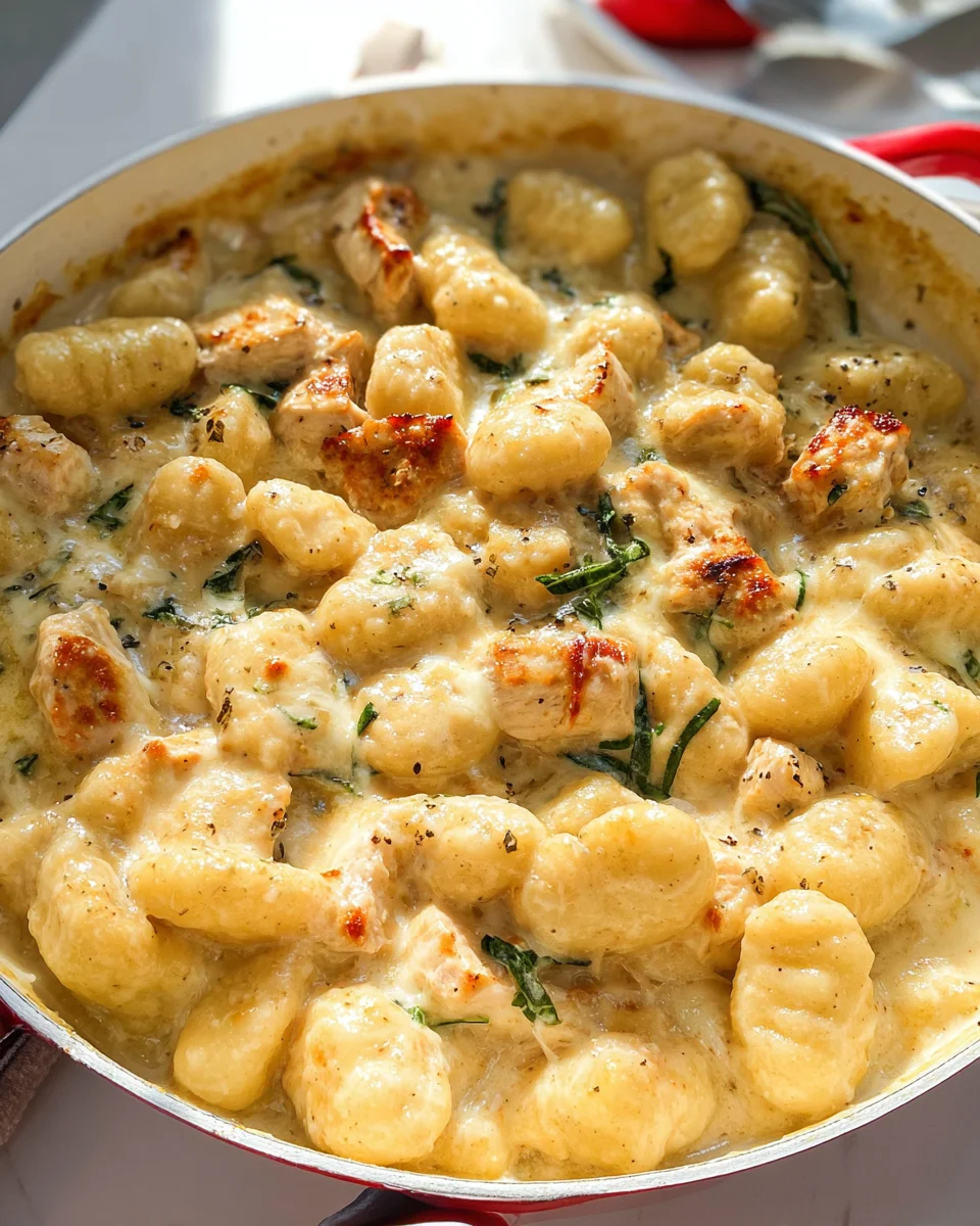 Chicken Alfredo Gnocchi 19 Chicken
