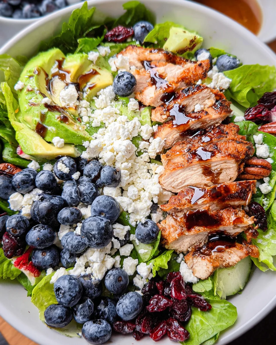 Chicken Blueberry Feta Salad