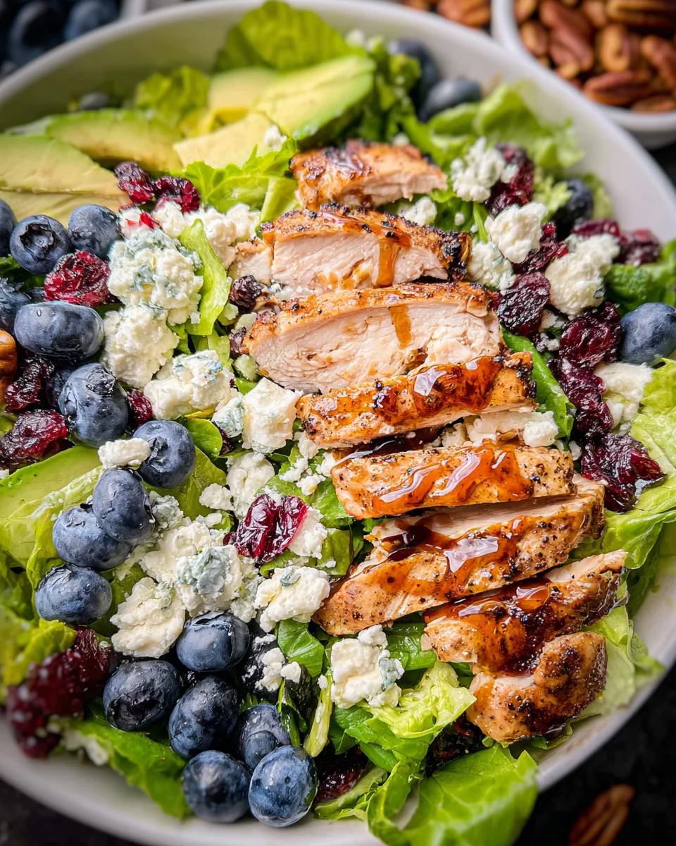 Chicken Blueberry Feta Salad 23 Chicken