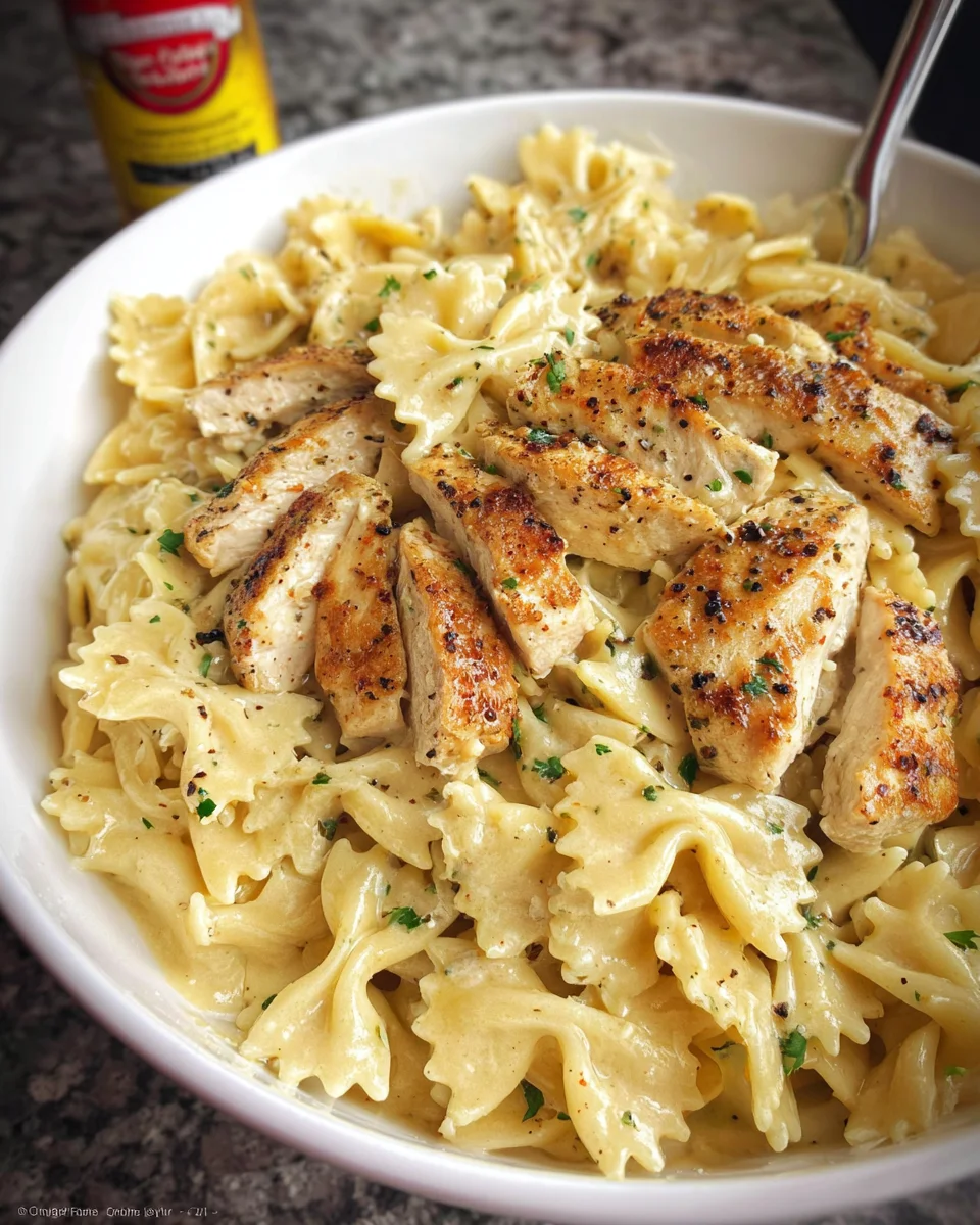 Chicken Garlic Parmesan Pasta