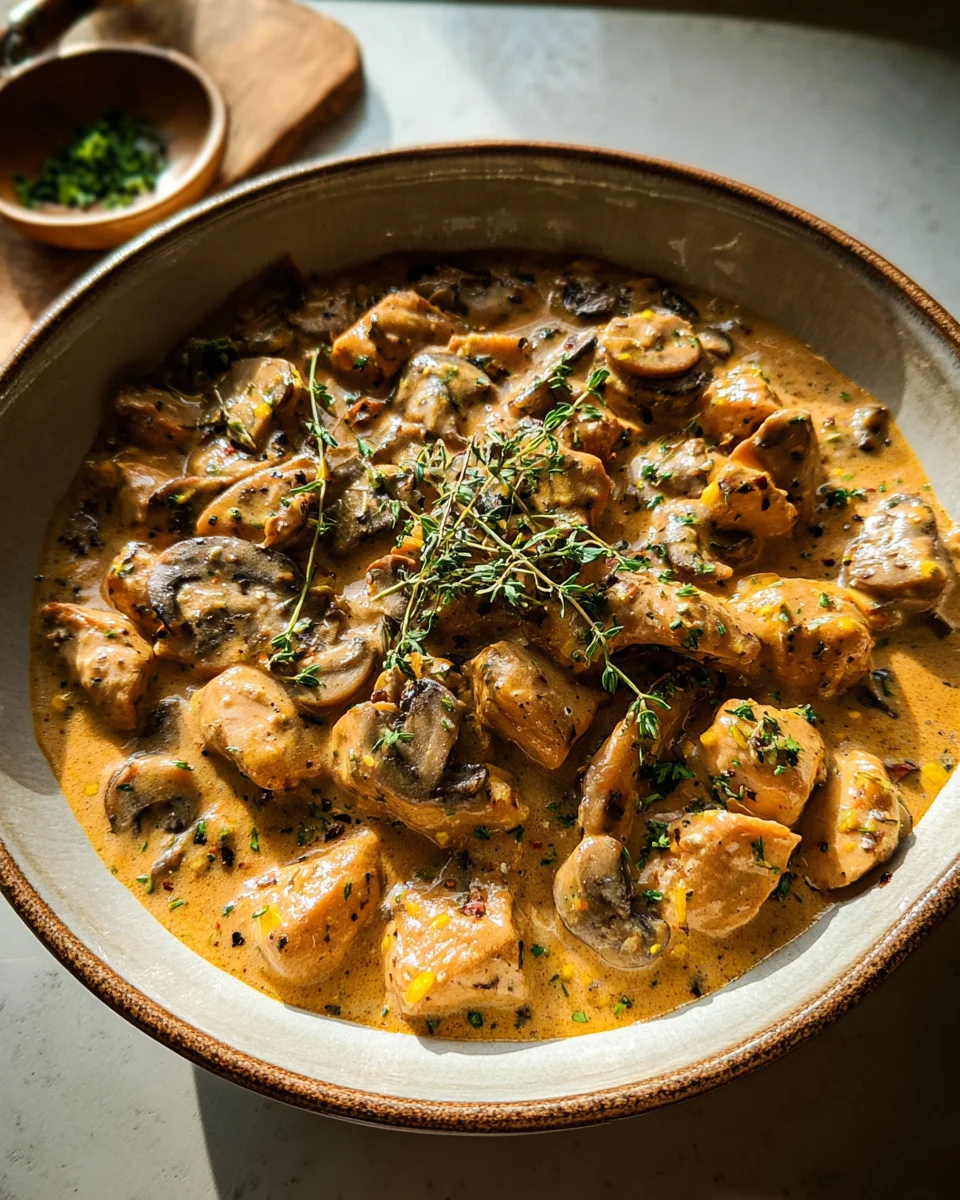 Chicken Stroganoff