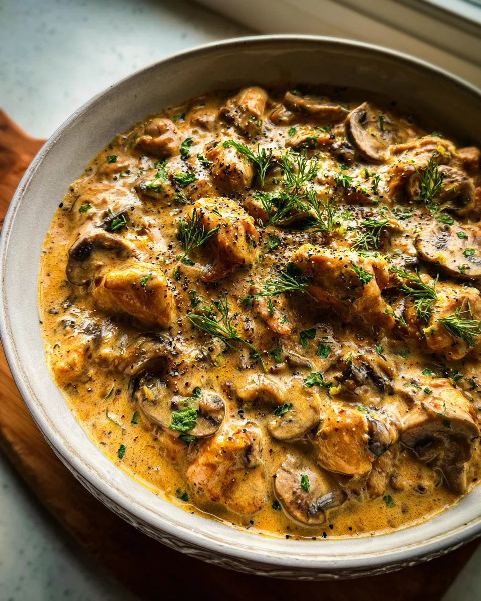 Chicken Stroganoff 22 Chicken