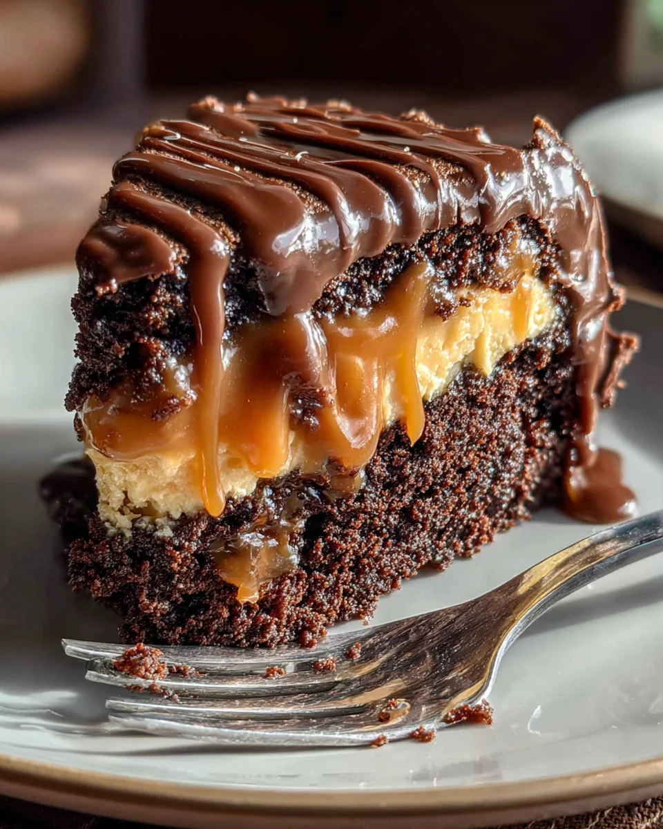 Chocolate Caramel Dump Cake Recipe 21 Chocolate