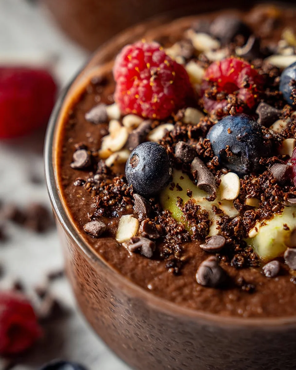 Chocolate Chia Pudding 16 Chocolate